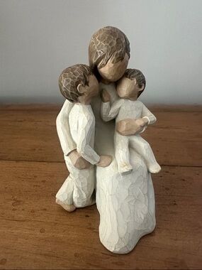Willow Tree “Quietly encircled by Love” Mother & Sons Figurine
